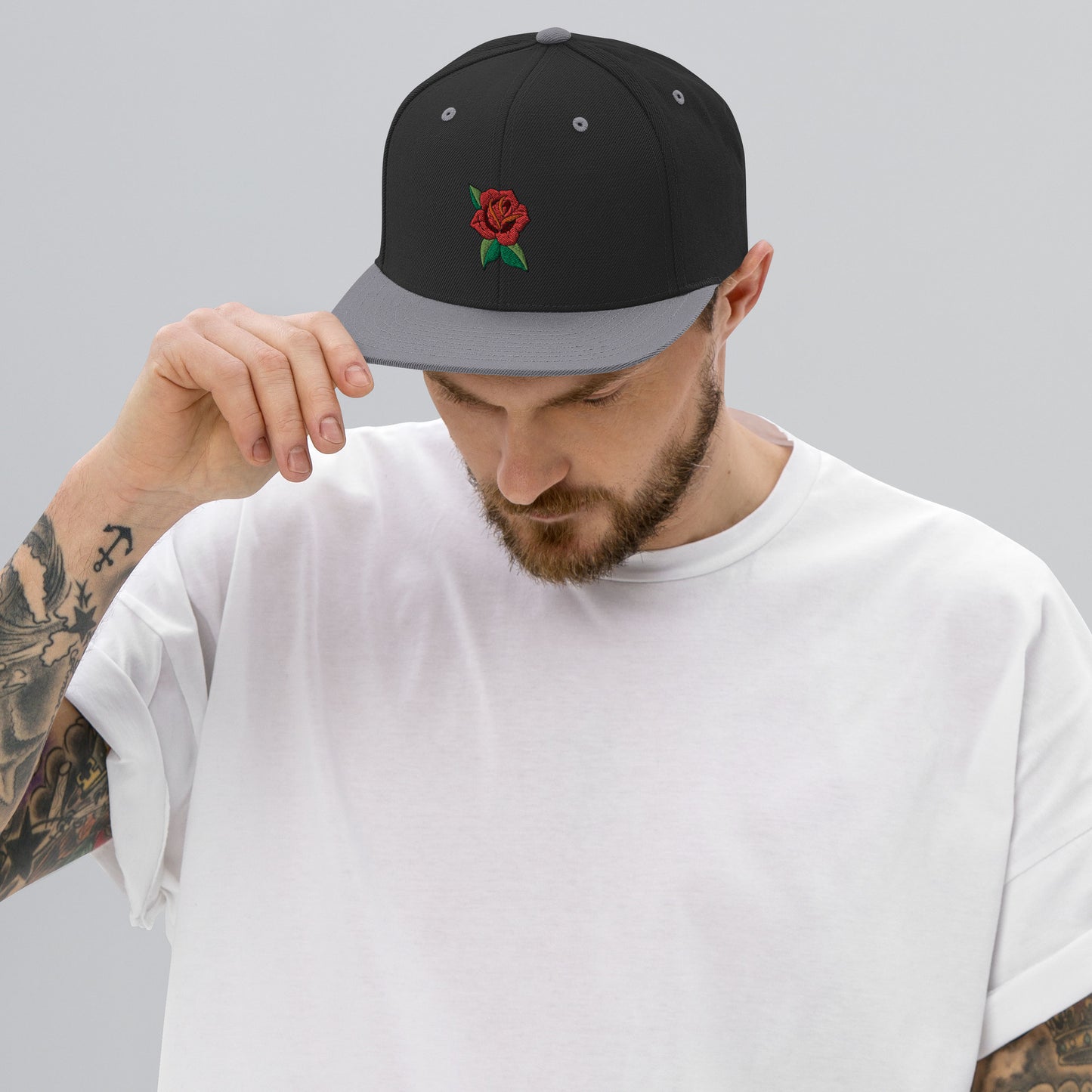 Neo rose embroidered Snapback